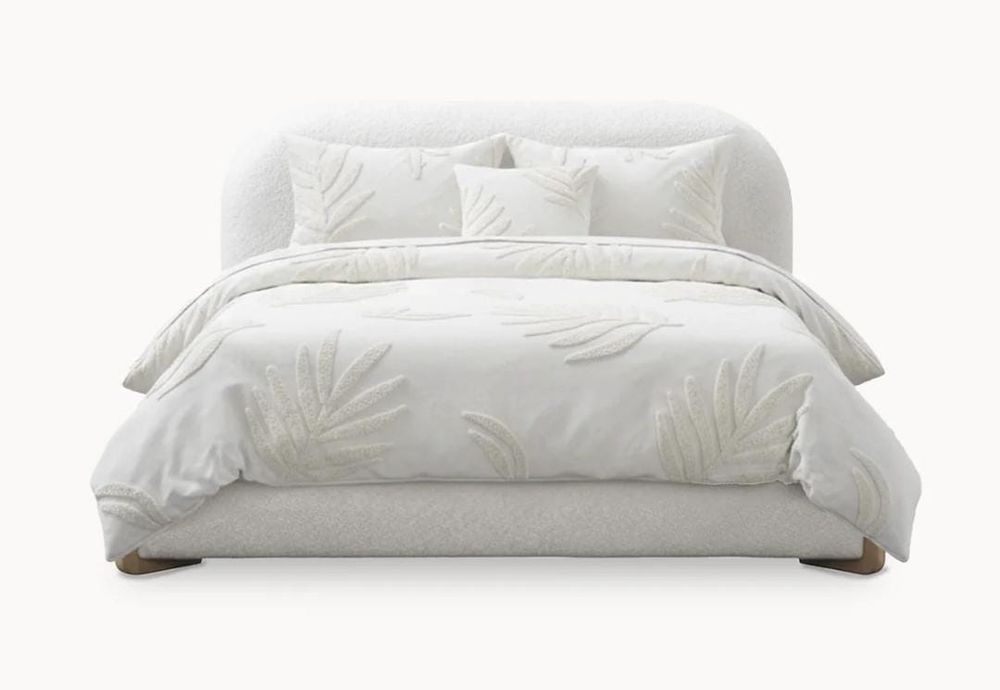 Cama de casal com pelo ovelha