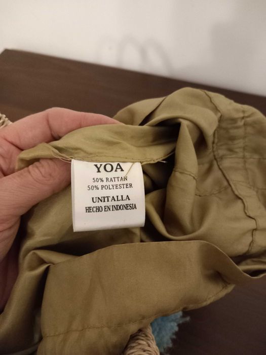 Torebka plażowa plecionka