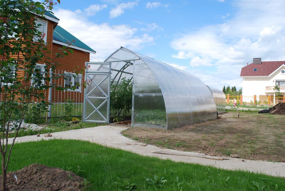 Szklarnia od 3x2 do 3x12 z poliwęglanu | 360 kg/m² | 10 lat gwarancji