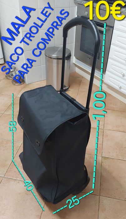 TROLLEY,MALA,SACO PARA COMPRAS.Casa,Compras,Supermercado,Praça,Mercado