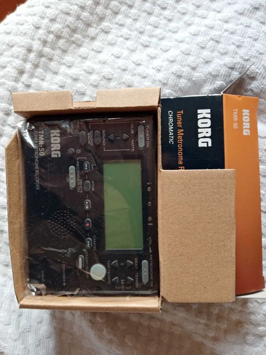 Korg TMR50BK Digital Metronome & Tuner, Black64740058225923121