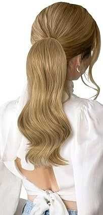 Sofeiyan Przedłużenie włosów z końskim ogone syntetyczne,naturalne38cm