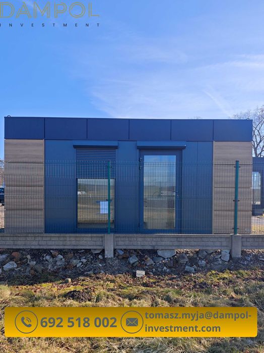 domek mobilny całoroczny - 6x3m/ kontener /domek letniskowy /ROD