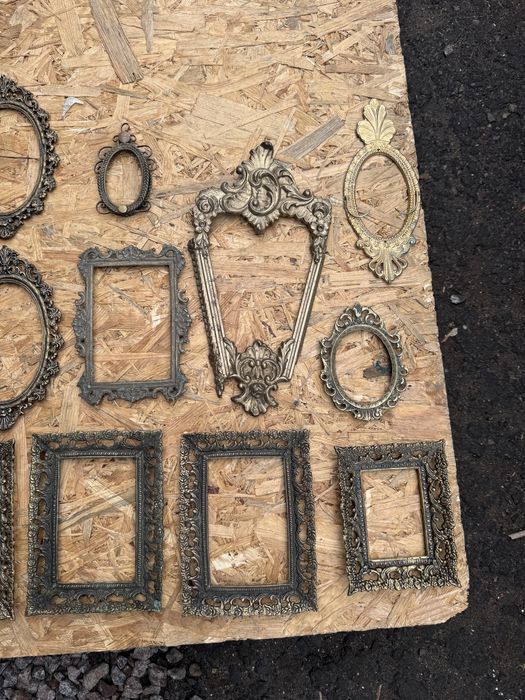 Винтажная рама латунь для зеркала