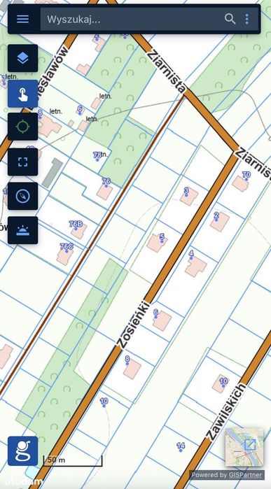 Działka budowlana 1400 m² z pozwoleniem na budowę-Łódź, ul. Zosieńki - Widok 4