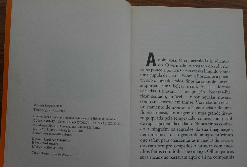 Veneno de Saneh Sangsuk - 1º Edição 2002