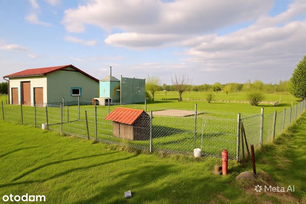 Działka ze stawem i garażami – Mazury!!!