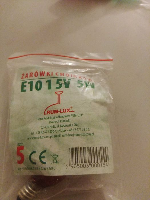 Żarówka na choinkę żaróweczka na 2 zdjęciach