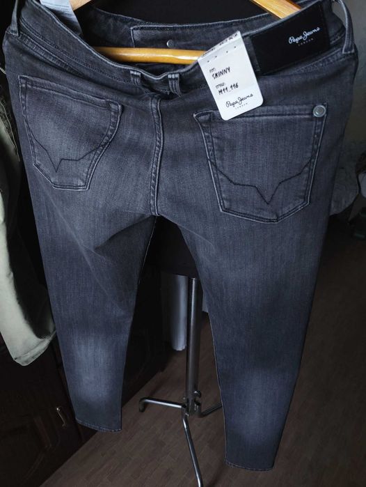 Джинсы Pepe jeans United Kingdom w30 stretch grey.