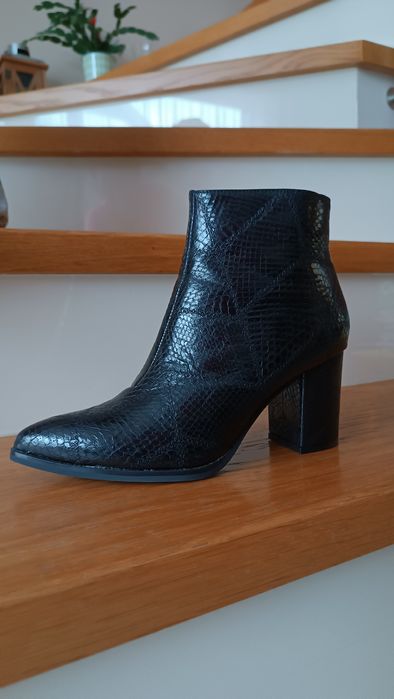 Botki czarne damskie