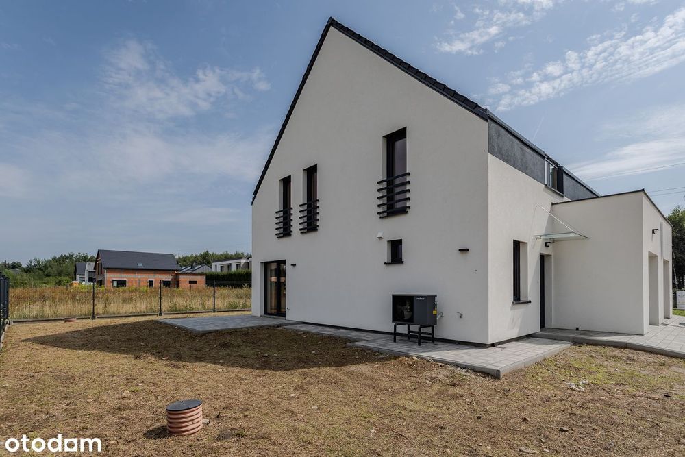 Gotowy dom 125 m², 300 m od Jeziora Kierskiego | garaż | pompa ciepła