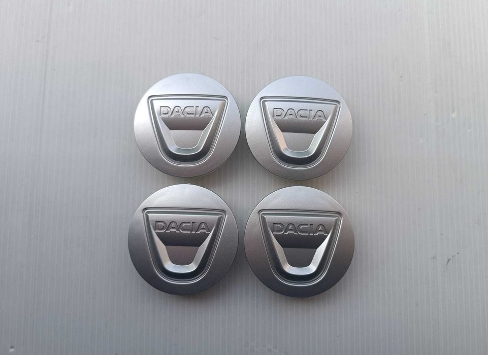 Centros/tampas de jante completos Dacia com 56 e 60 mm