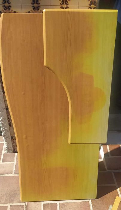 Mesa secretaria de computador com banco