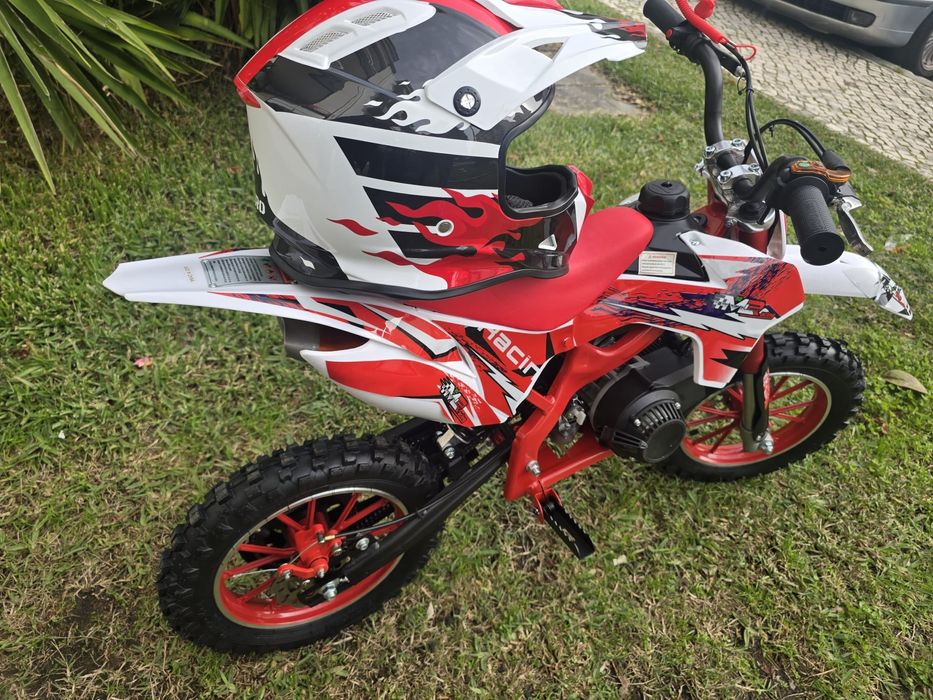Mini moto cross 50cc de criança