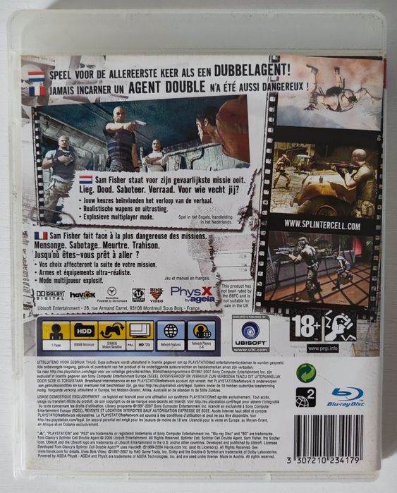 Gra Tom Clancy’s Splinter Cell: Double Agent PlayStation 3 (PS3)