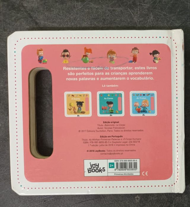 Livros Coleção ' As Minhas Primeiras Palavras ' Corpo Humano e As Frutas
