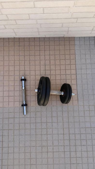 Home Gym Completo Domyos – Rack, 2 Bancos, Barras e Pesos