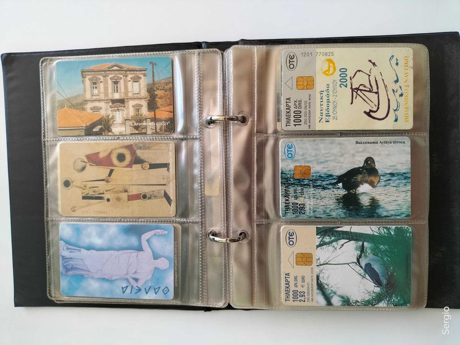 Lote cartões telefónicos