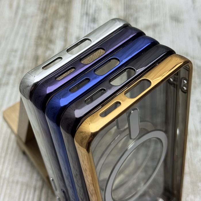 Чохол прозорий Chrome MagSafe на Samsung S26/ S26+/ Plus. Чехол