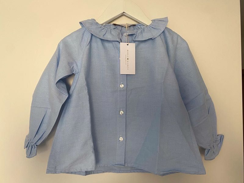 Camisa Maria Bianca com gola redonda - nova com etiqueta