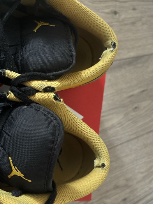 Nike Jordan 1 low black&yellow