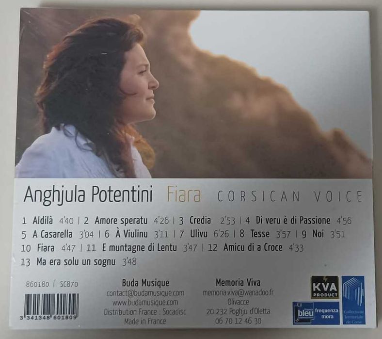 Anghjula Potentini (Córsega) - Fiara (Digipack selado)