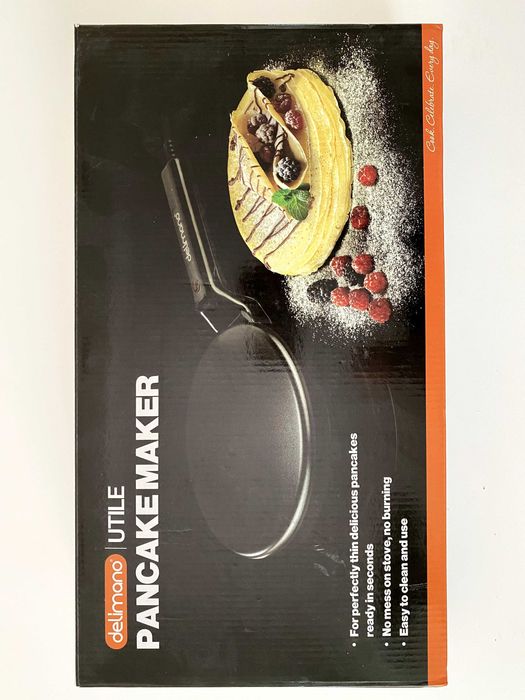Млинниця електрична DELIMANO UTILE PANCAKEMAKER антипригарне покриття