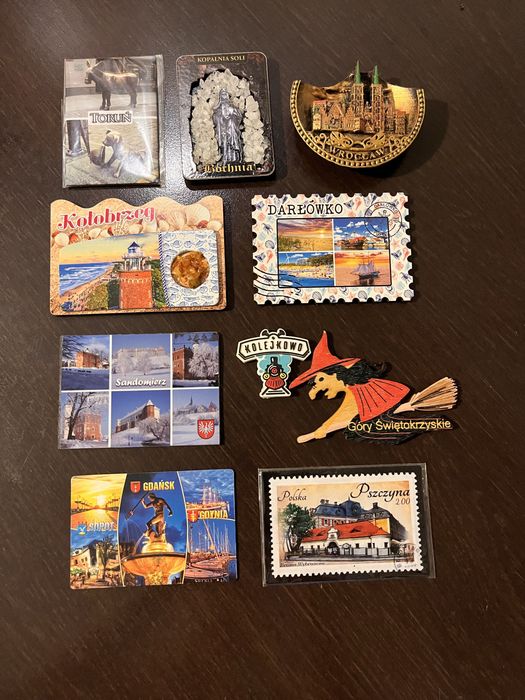 Magnesy okolicznosciowe 10 sztuk zestaw 8