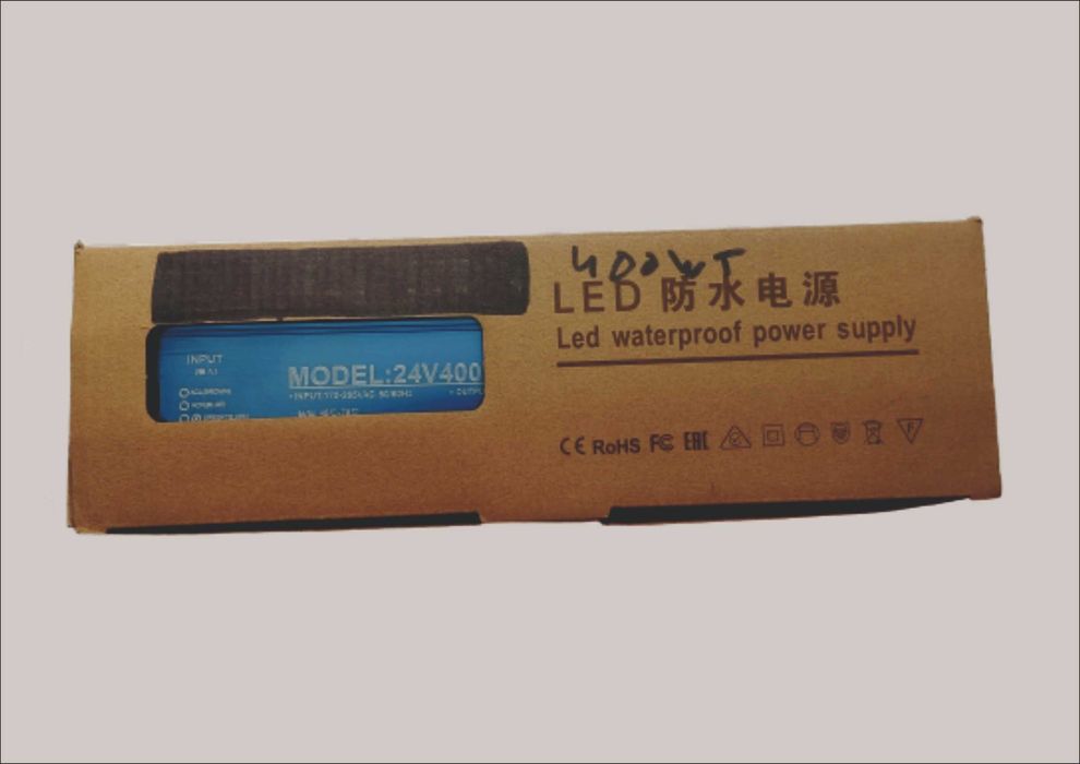Блок живлення гермет. 400W 24V 16.6A IP67