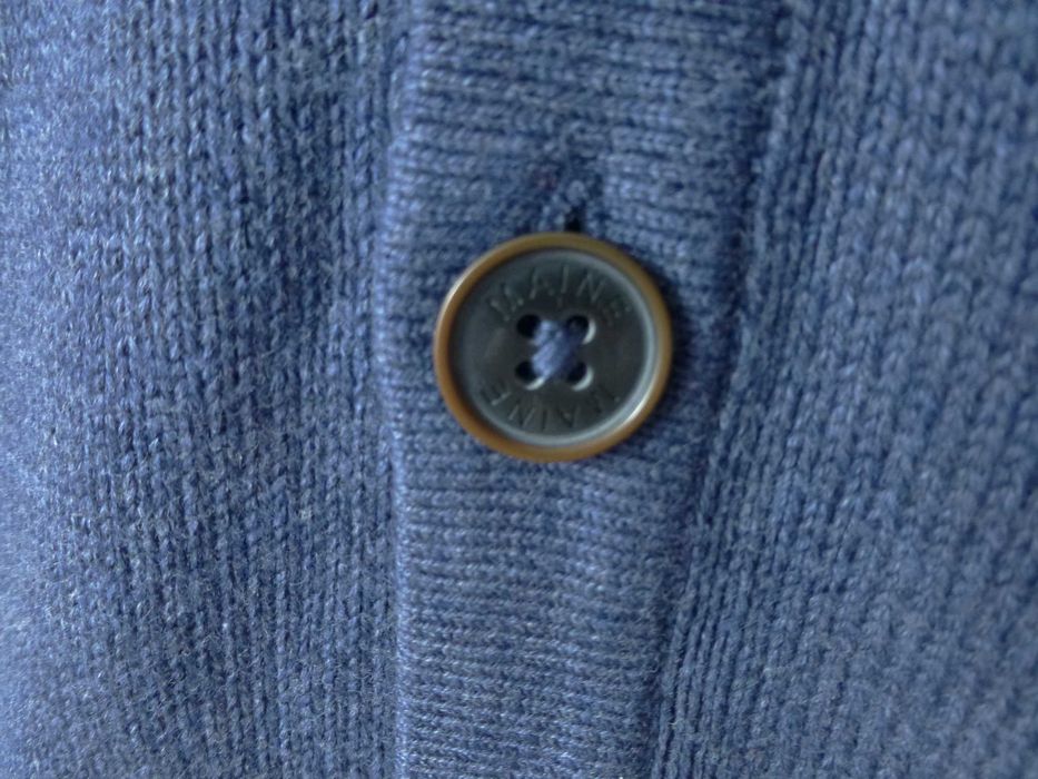 Debenhams elegancki granatowy męski kardigan L XL