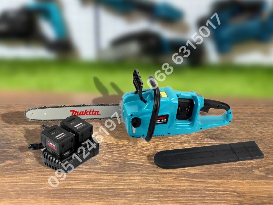 Аккумуляторная цепная пила Makita CS-4002 с АКБ 20V 5Ah садовая пилка