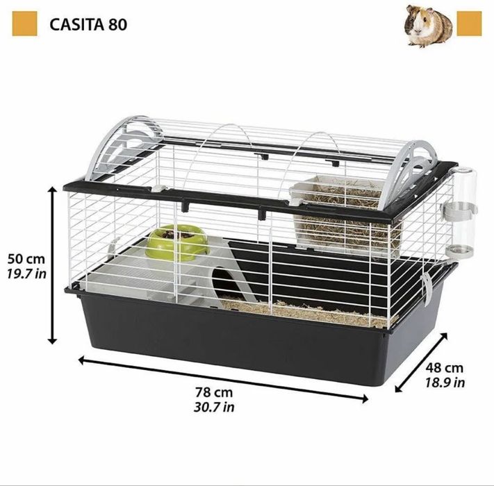 Ferpast casito 80 клітка для гризунів пацюків та кролів, вольєр
