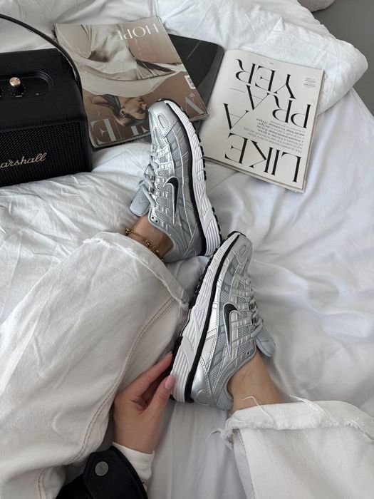 Кросівки Кроссовки Nike P-6000 Silver White Кросовки демісезон