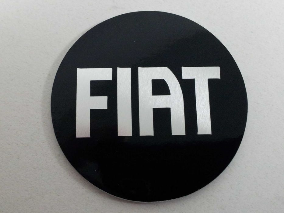 4 centros para jante, kit completo pronto a aplicar FIAT