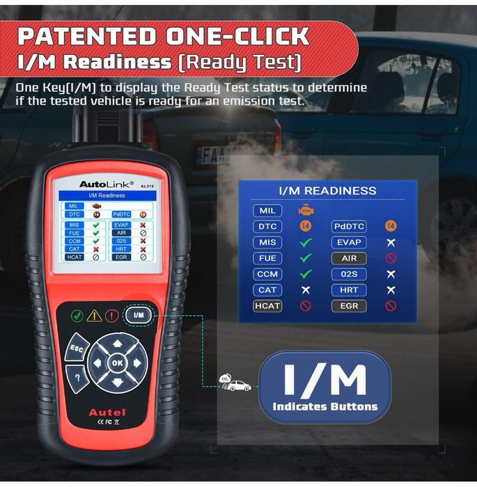 Autel Autolink AL519 OBD2 diagnósticos carro OBD2 NOVO