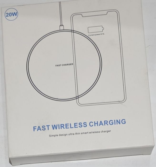 Бездротова зарядка 20W Fast Wireless Charger