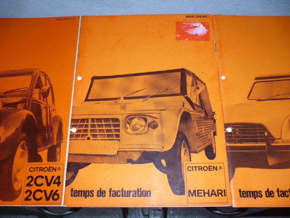 tempários 2cvdyane ami ds mehari e outros traction AV e Ar