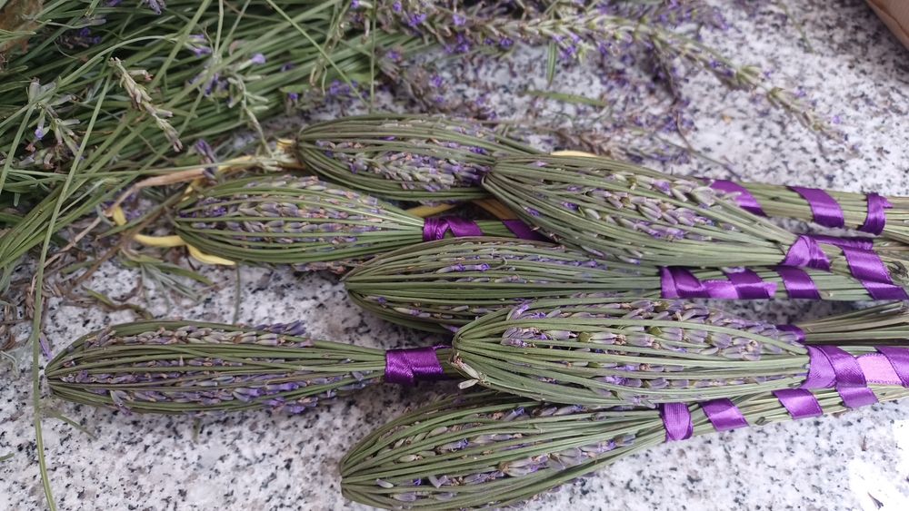 Rocas de lavanda