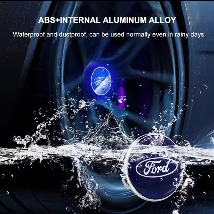 Светящиеся LED заглушки-колпачки для диска авто Ford mustang