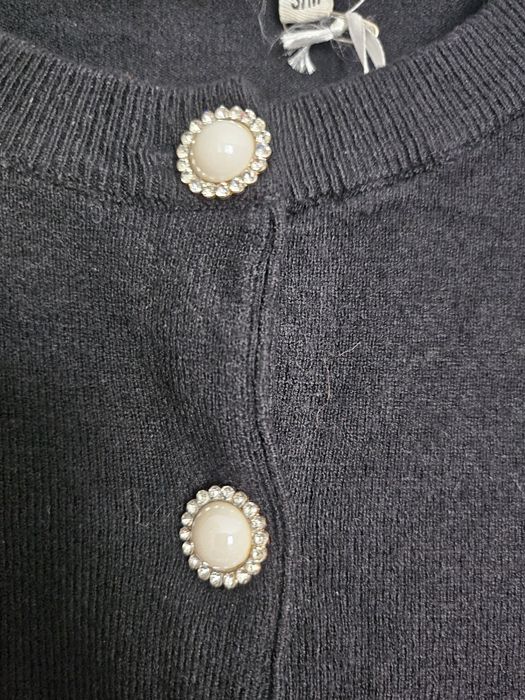 Sweter bizuteryjny czarny