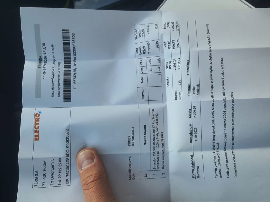 Remi note 17 pro max  5g media ekspert