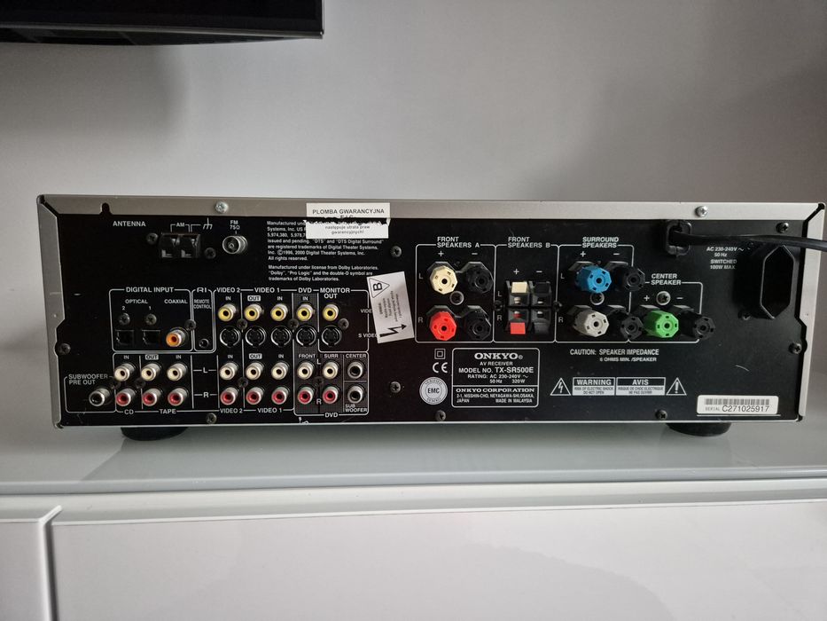 Amplituner 5.1 channel Onkyo TX-SR500E DD DTS