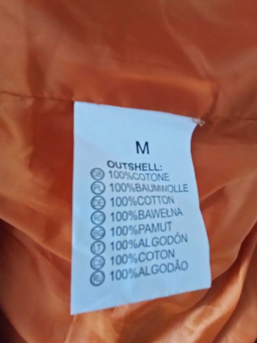 Kurtka parka musztardowa zima 2w1 z odpinanym futerkiem S'West M