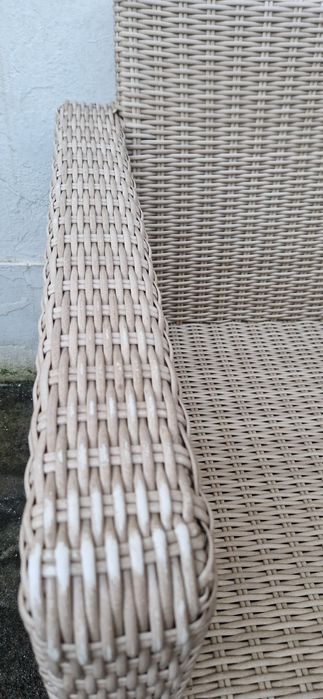 Conjunto jardim relax sofá mesa