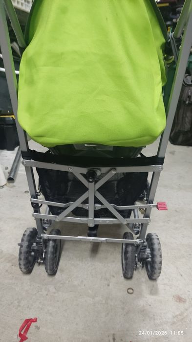 Carrinho bengala pré Natal com cesto
