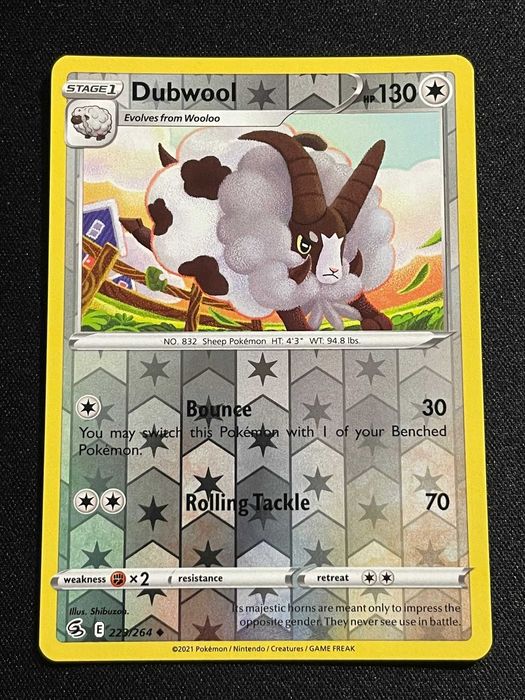 Carta Pokémon Dubwool 223/264 Fusion Strike