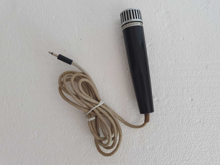Microfone de gravador vintage - Grundig GDM 317 Universal - Germany