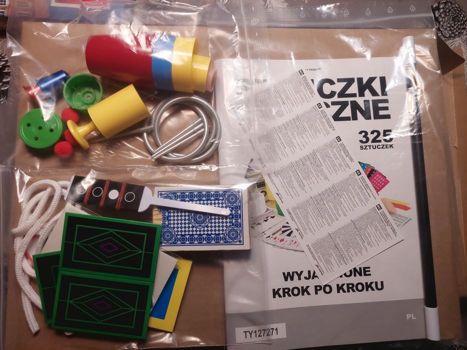 Zestaw Magika MAGIA 325 Sztuczek Magicznych Hanky Panky