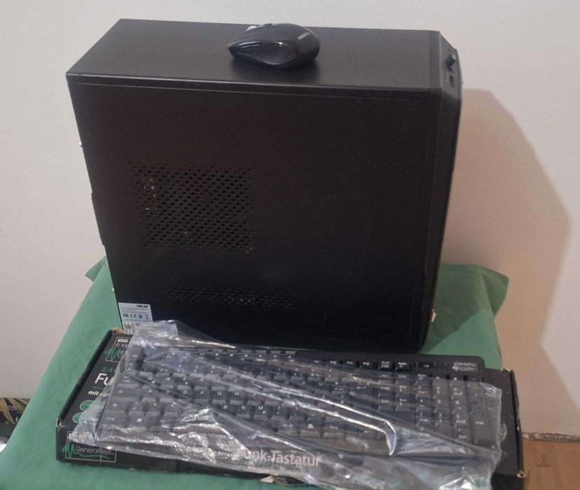 ASUS komputer PC AMD A8-6500 monitor zestaw