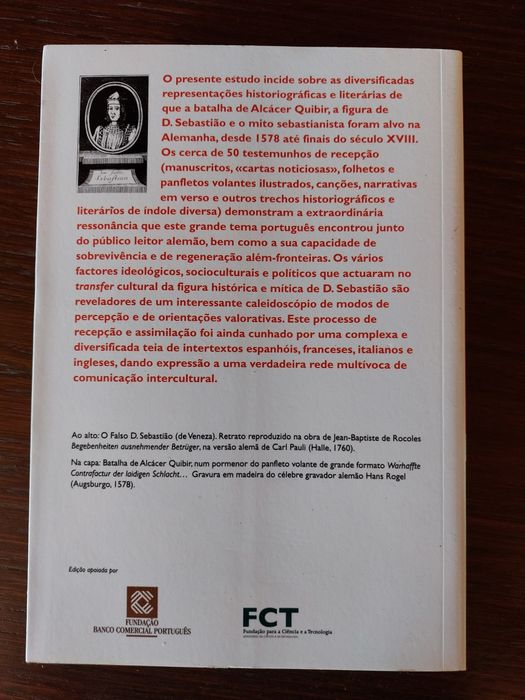 Alcacer Quibir e D Sebastiao na Alemanha